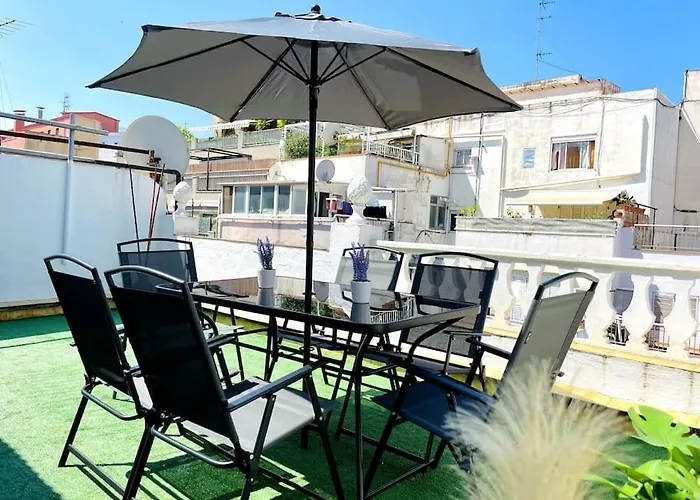 Atico Con Terraza En El Centro De 公寓 *